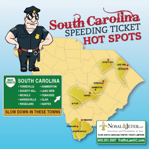 South Carolina speed traps
